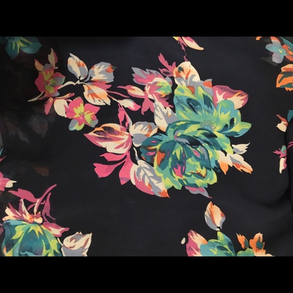 Spaghetti strap flowy flower print kismet dress - Picture 4 of 4